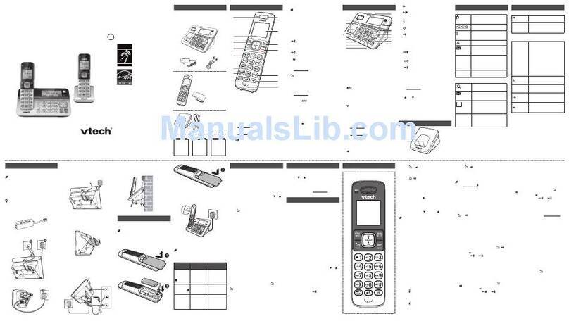 V-tech CS6859 Manual de usuario