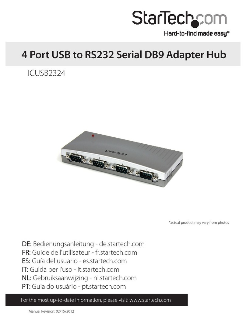 StarTech.com ICUSB2324 Manual de usuario