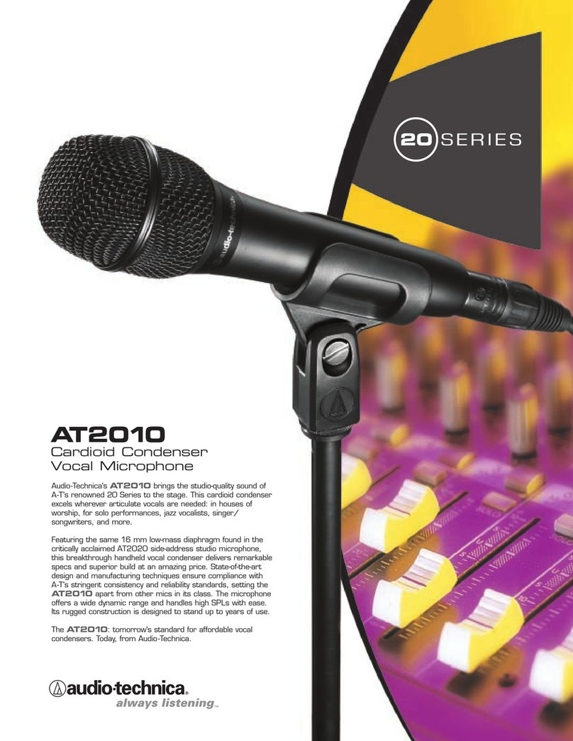 Audio Technica AT2010 Manual de usuario