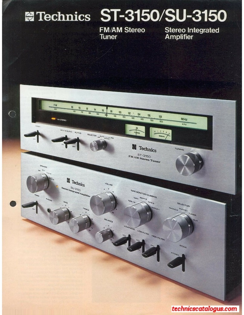 Technics ST-3150 Manual de usuario