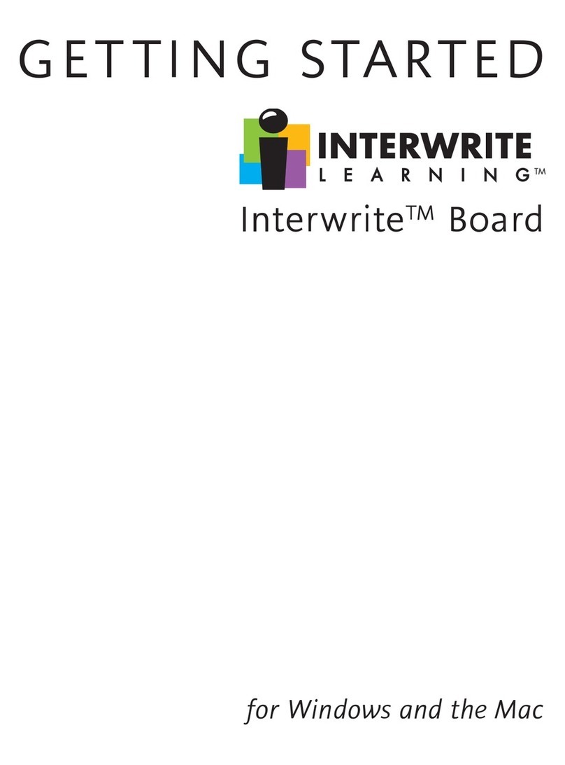 Interwrite Learning Interwrite Board Manual de usuario