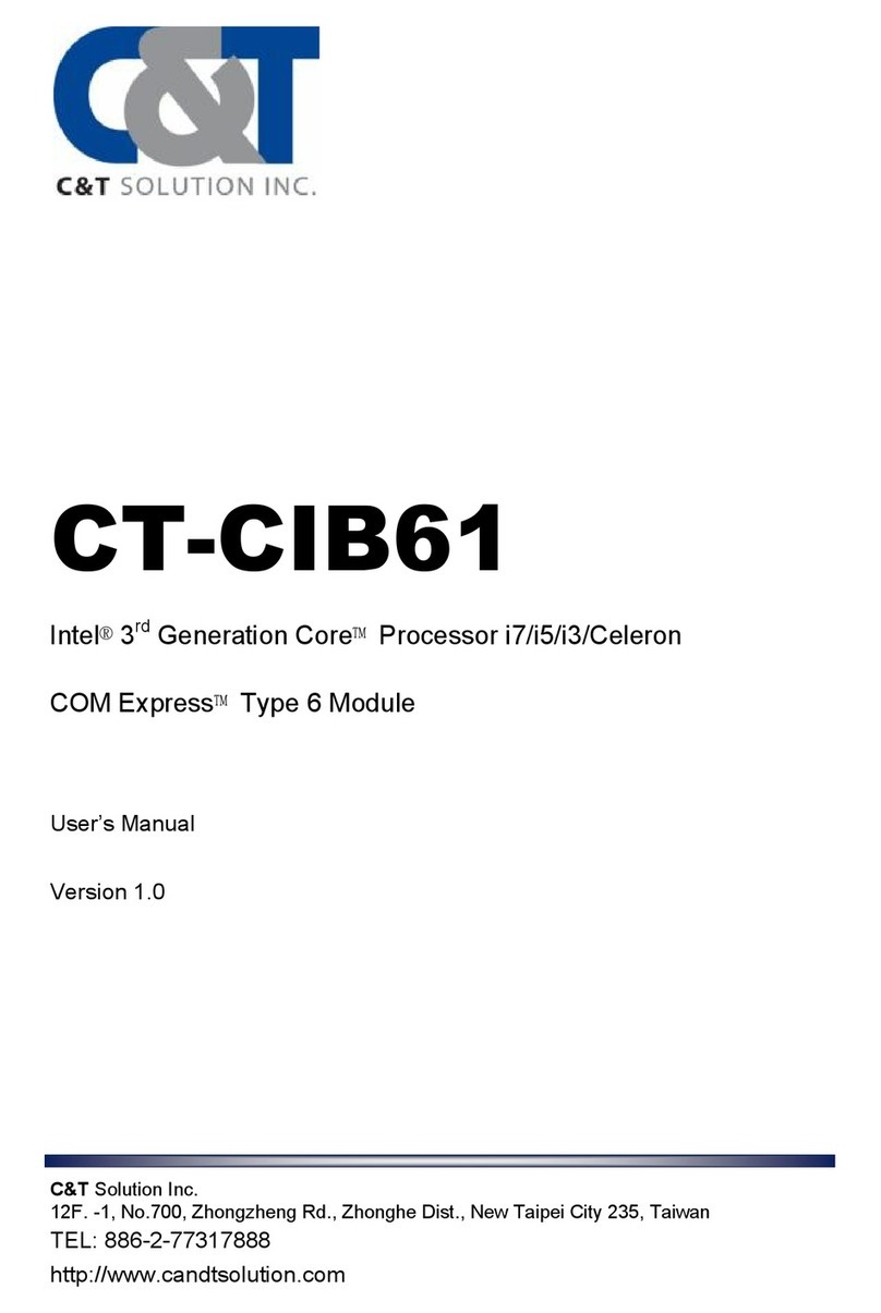 C&T Solution CT-CIB61 Manual de usuario