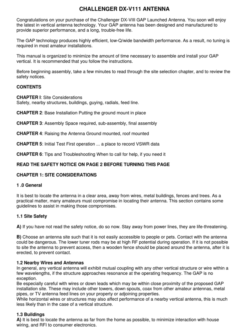 Challenger DX-V111 Manual de usuario