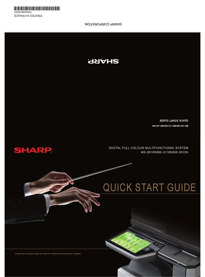 Sharp MX-2610N Manual de usuario