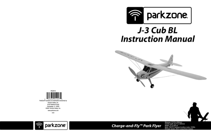 PARKZONE J-3 Cub BL Manual de usuario