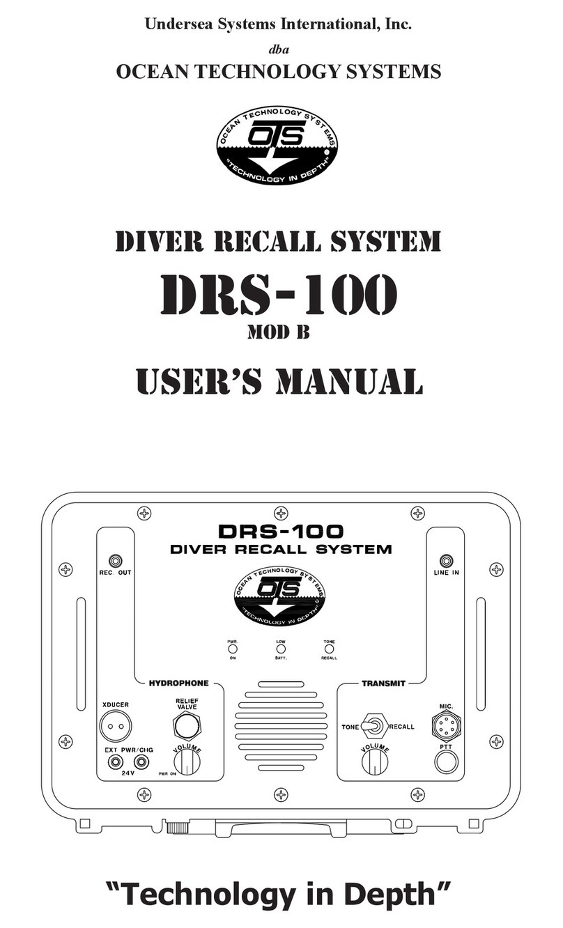 OTS DRS-100 Mod B Manual de usuario