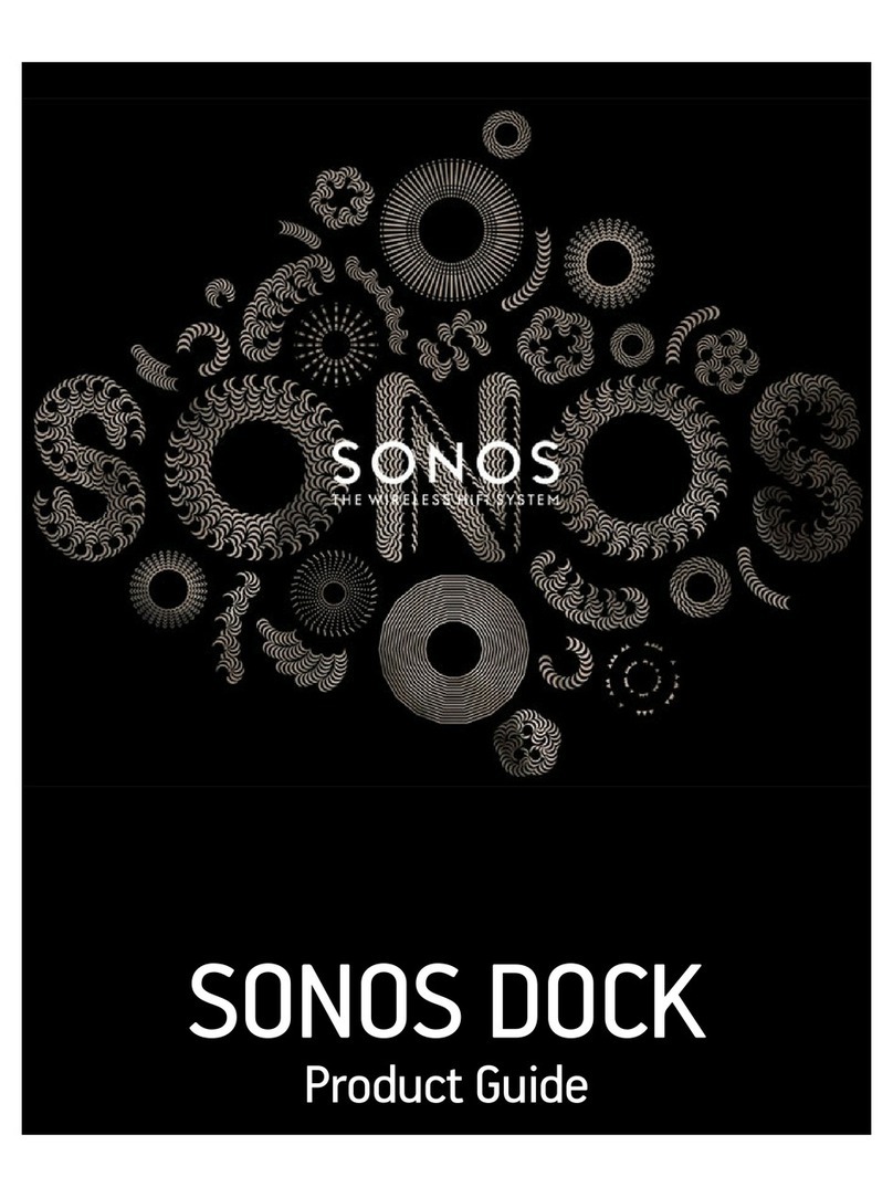 Sonos WIRELESS DOCK Manual de usuario