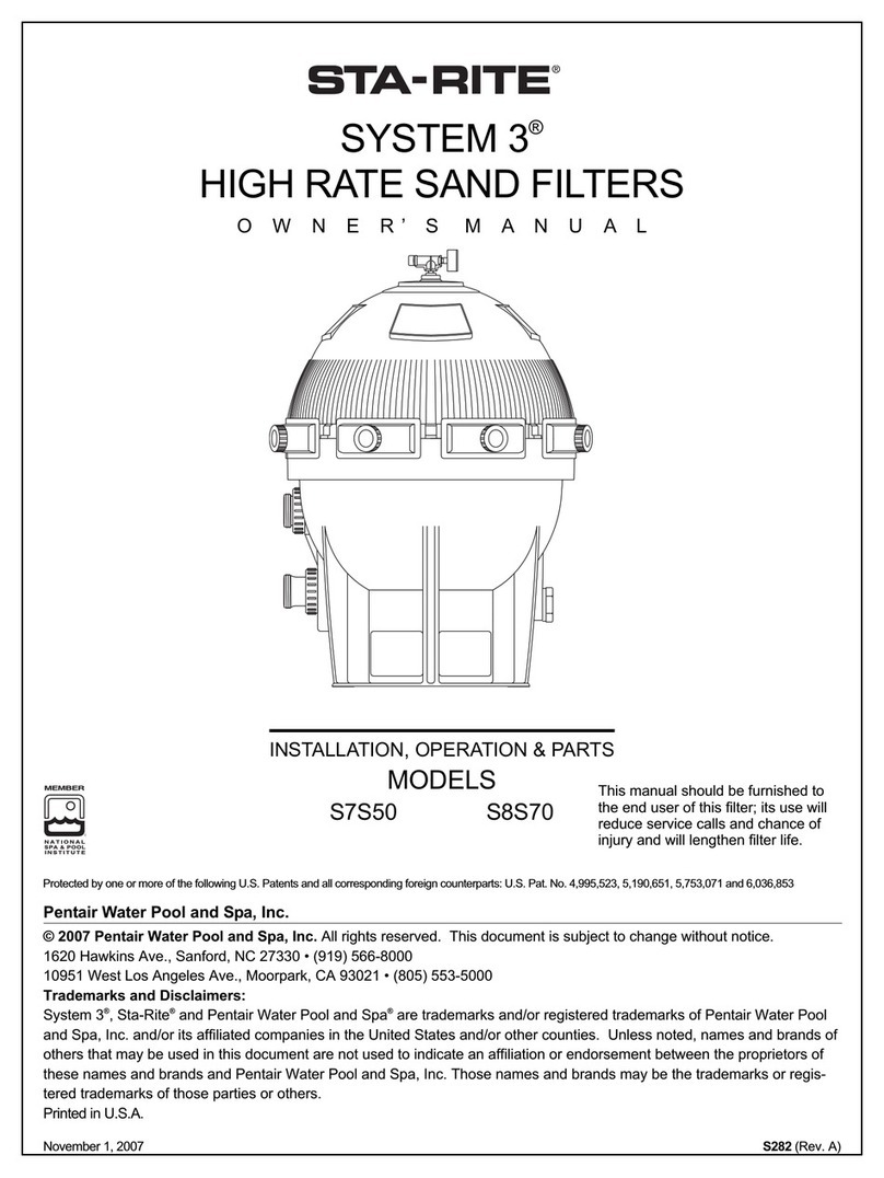 STA-RITE System 3 Manual de usuario