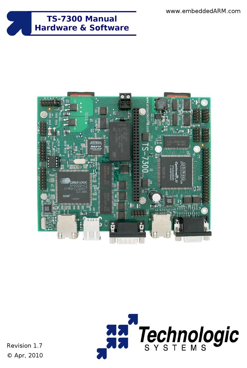 Technologic Systems TS-7300 Manual de usuario Technologic Systems TS-7300 Manual de usuario