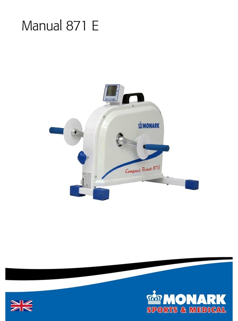 Monark Compact Rehab 871 E Manual de usuario
