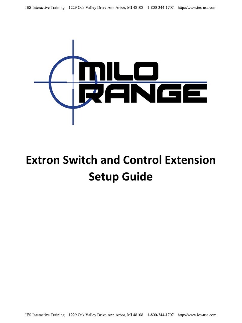 Milo Range Extron Manual de usuario
