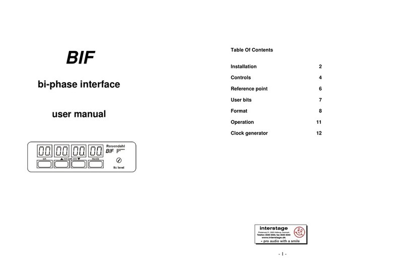 BIF bi-phase interface Manual de usuario