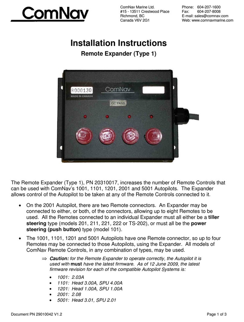 ComNav 20310017 Manual de usuario ComNav 20310017 Manual de usuario