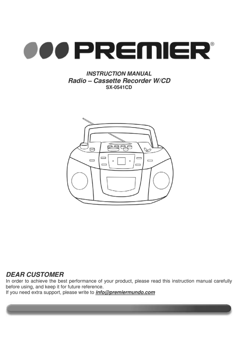 Premier SX-0541CD Manual de usuario