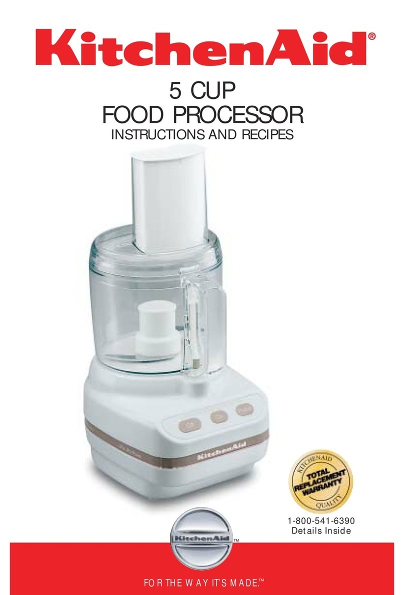 KitchenAid 5 CUP FOOD PROCESSOR Guía rápida