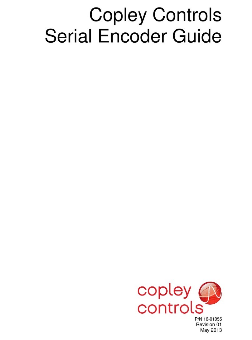 Copley Controls Serial Encoder Manual de usuario