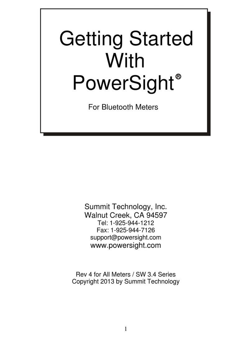 Summit Technology PowerSight Manual de usuario