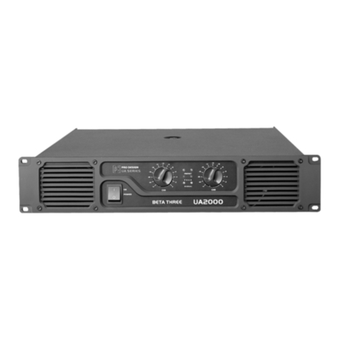 Beta Three UA2000 Manual de usuario