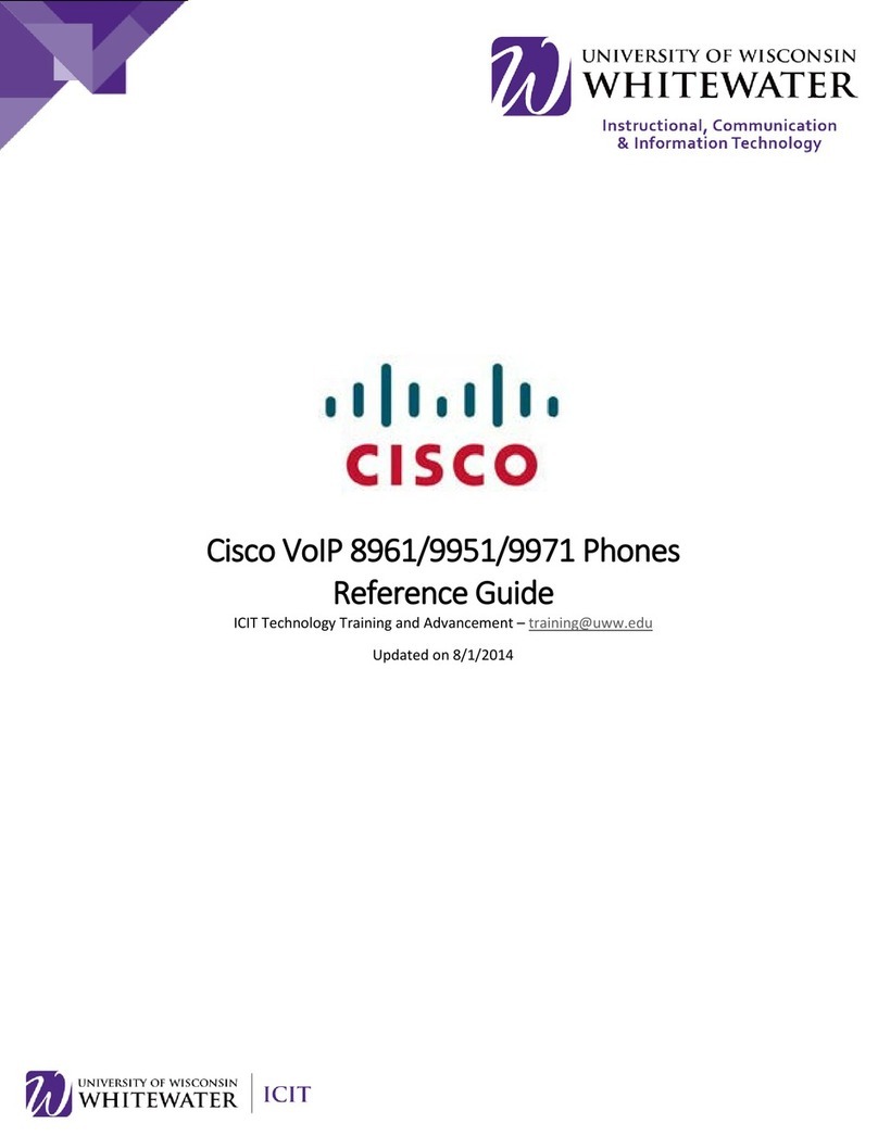Cisco VoIP 8961 Manual de usuario
