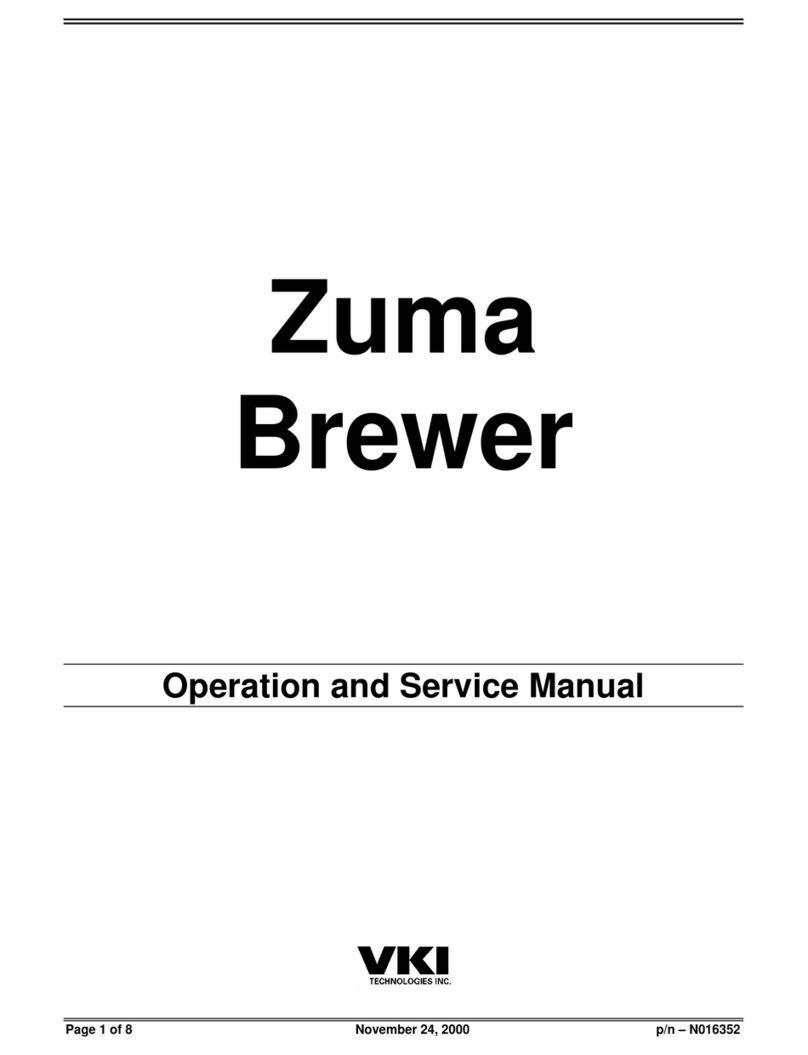 VKI Technologies Zuma Brewer Manual de operación VKI Technologies Zuma Brewer Manual de operación