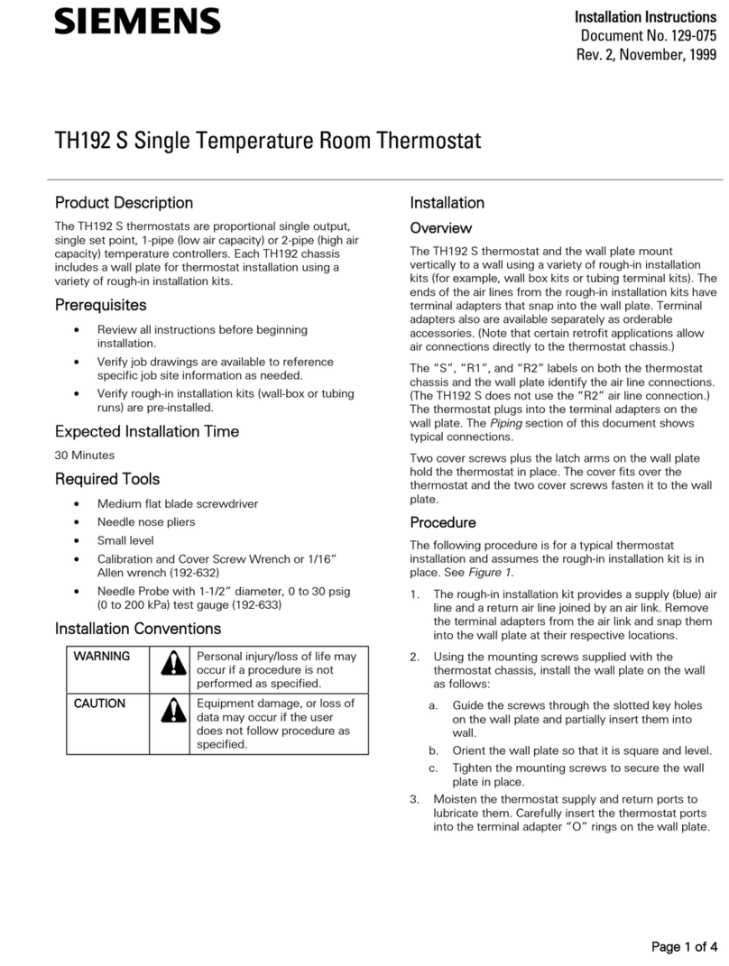 Siemens Powers TH 192 S Manual de usuario