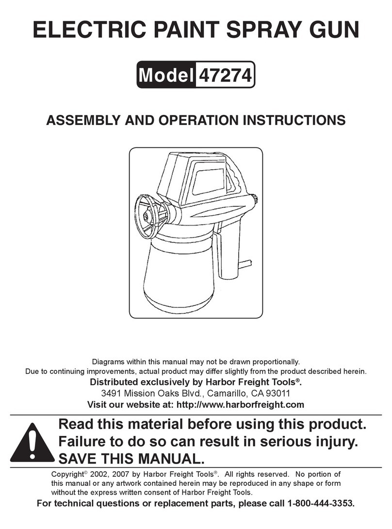 Harbor Freight Tools 47274 Manual de lista de piezas