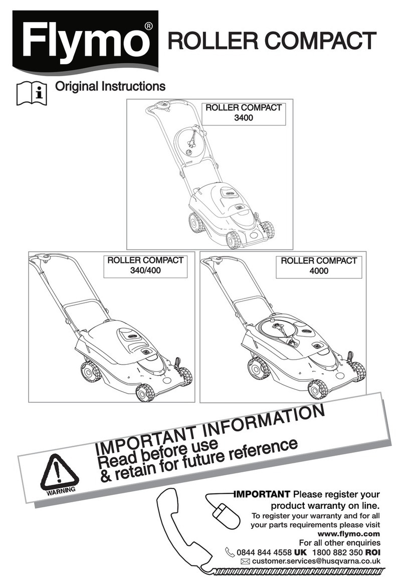 Flymo 3400 Manual de usuario