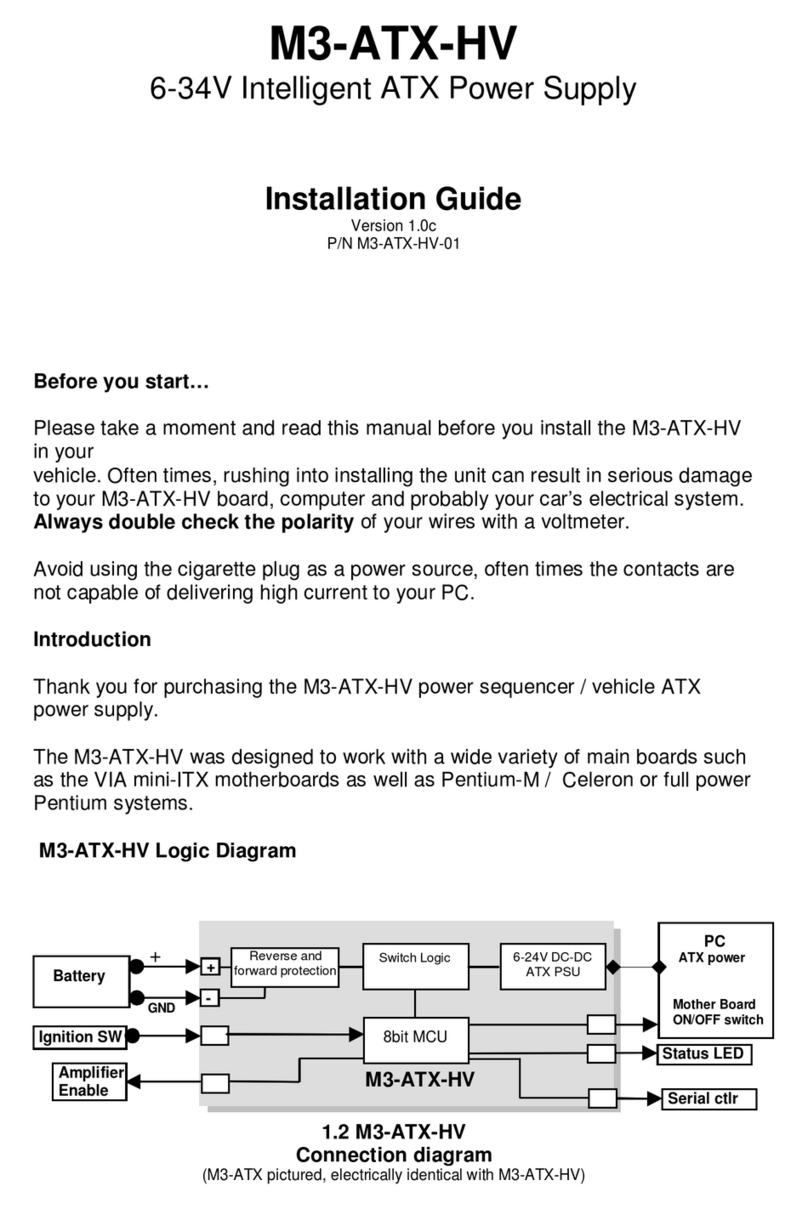 mini-box M3-ATX-HV Manual de usuario mini-box M3-ATX-HV Manual de usuario
