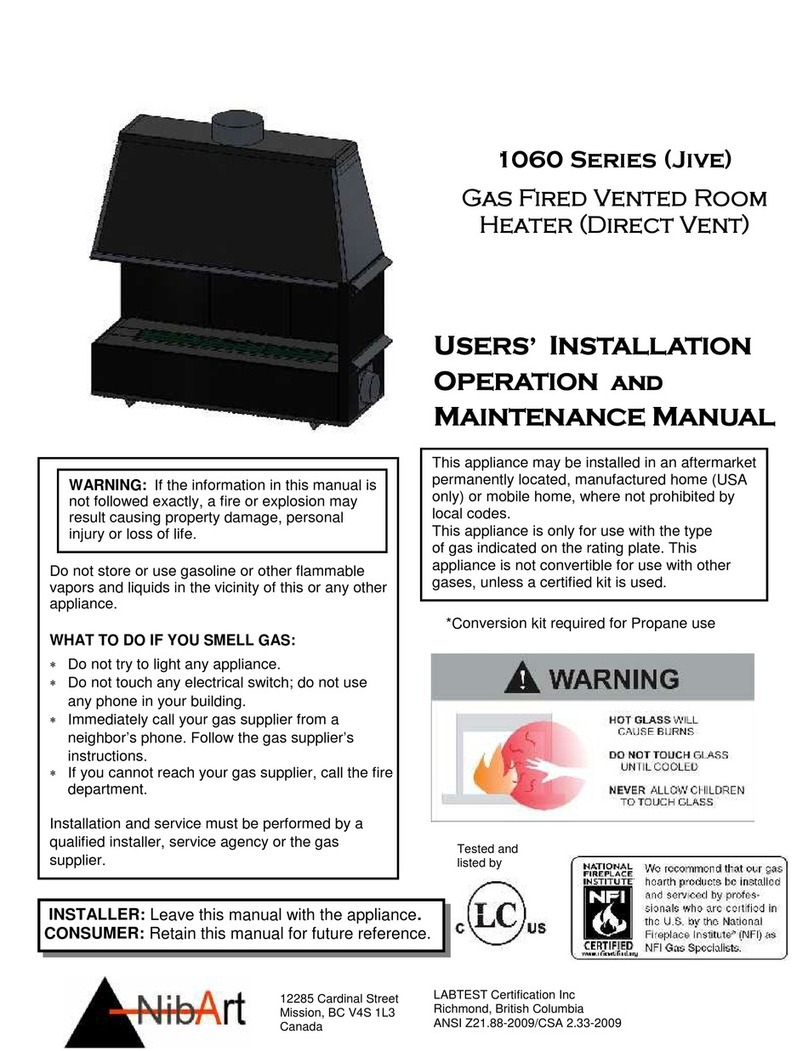 Nibart 1060 Series Manual del propietario