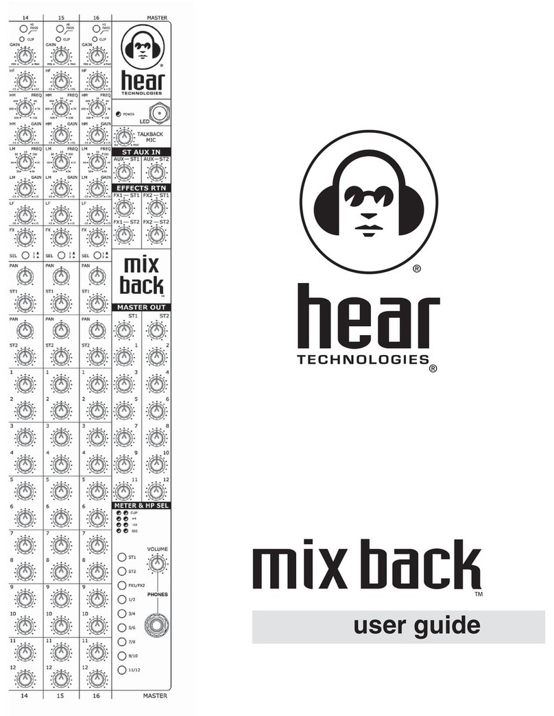 Hearth Technologies mix back Manual de usuario Hearth Technologies mix back Manual de usuario