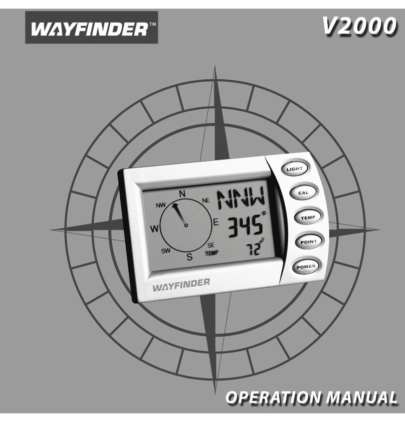 WayFinder V2000 Manual de usuario
