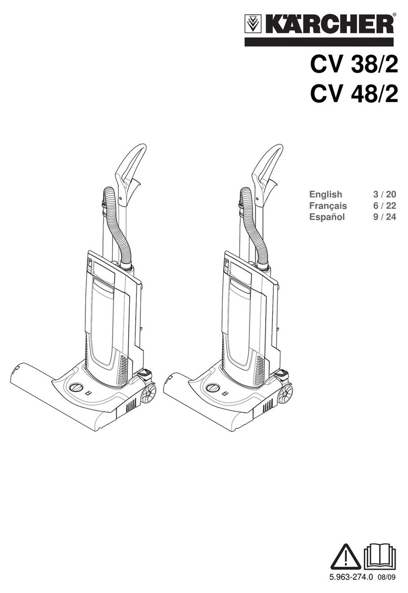 Kärcher CV 38/2 Manual de usuario