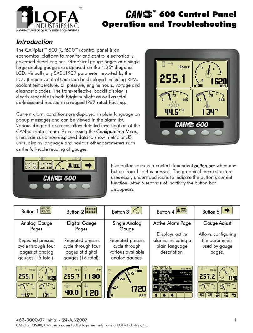 Lofa CANplus CP600 Manual de usuario