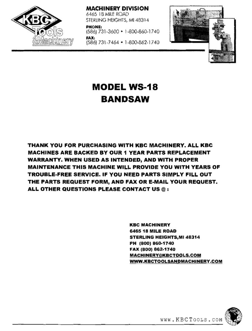 KBC WS-18 Manual de usuario