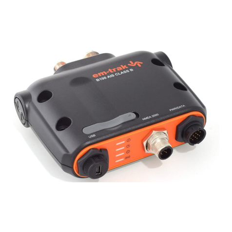 Em-Trak B100 Manual de usuario