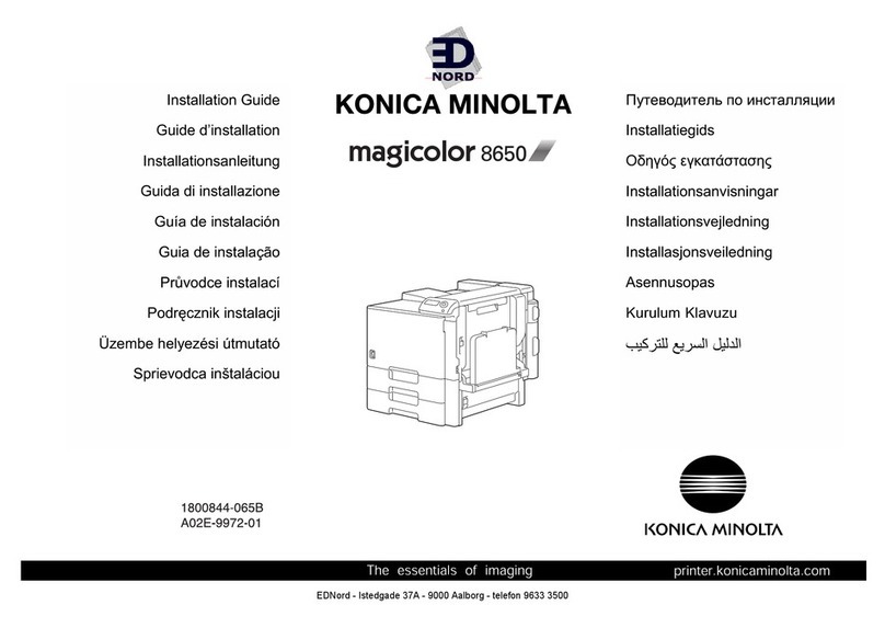 Konica Minolta magicolor 8650 Manual de usuario