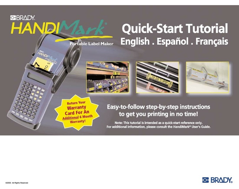 Brady Handi Manual de usuario