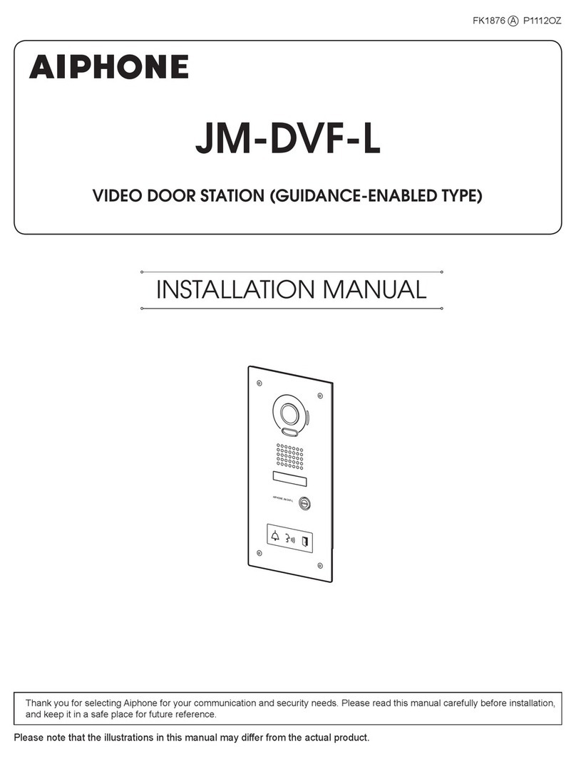 Aiphone JM-DVF-L Manual de usuario