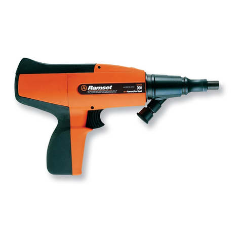 RAMSET D60 Guía de mantenimiento y servicio RAMSET D60 Guía de mantenimiento y servicio