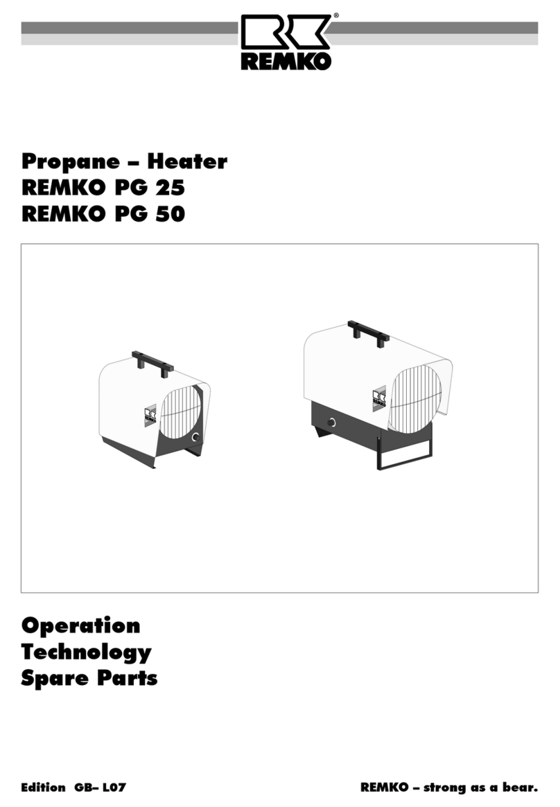 REMKO PG 50 Manual de usuario