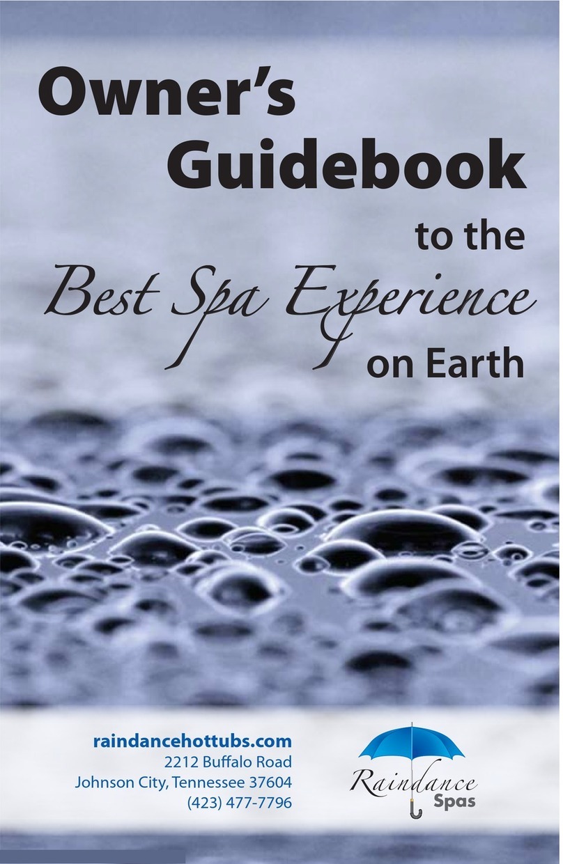 RainDance Spas Manual de usuario