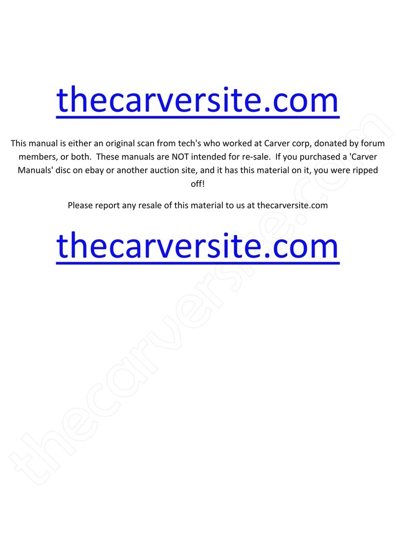 Carver PM-350 Manual de usuario