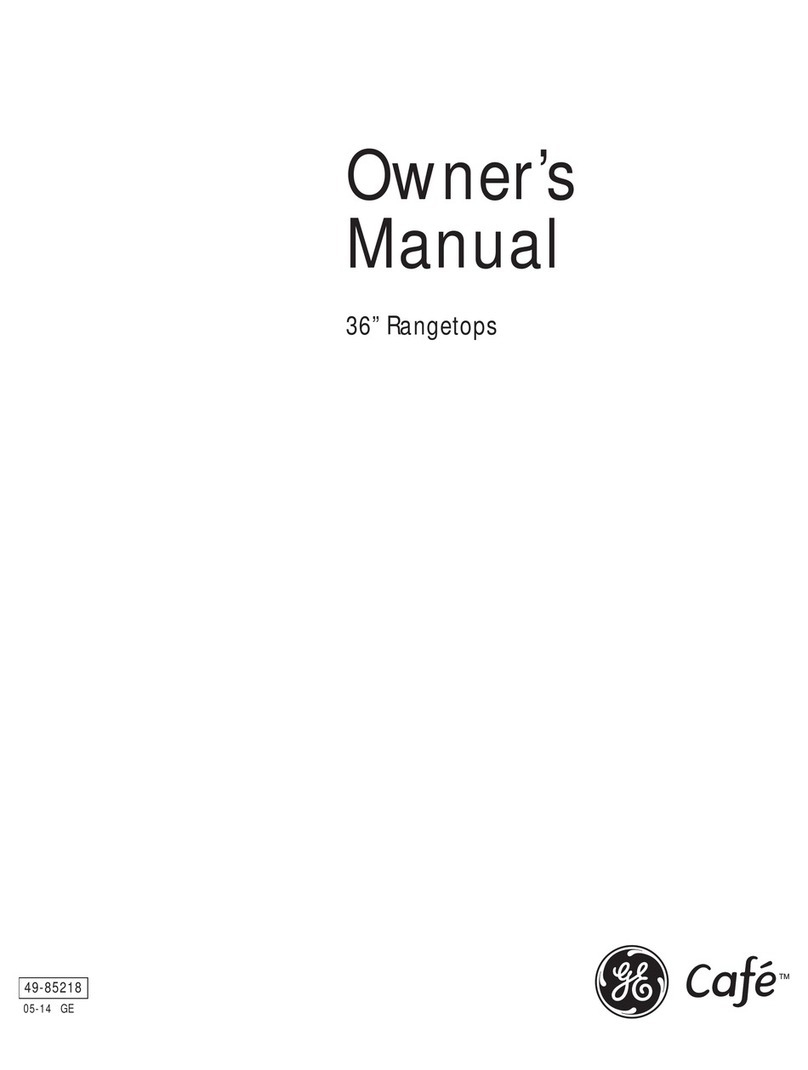 GE 36 Ceramic Cooktop Manual de usuario