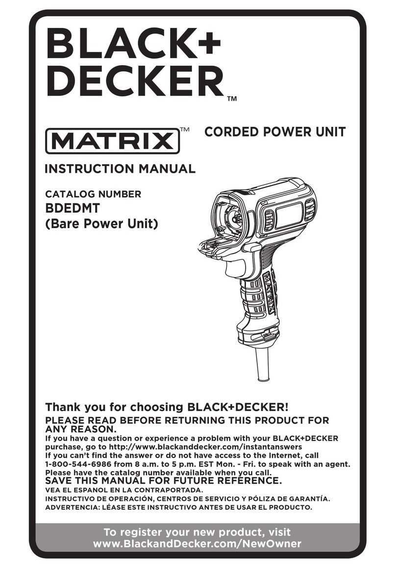 Black & Decker BDEDMT Manual de usuario