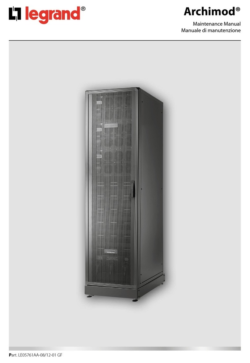 LEGRAND Archimod Manual de usuario