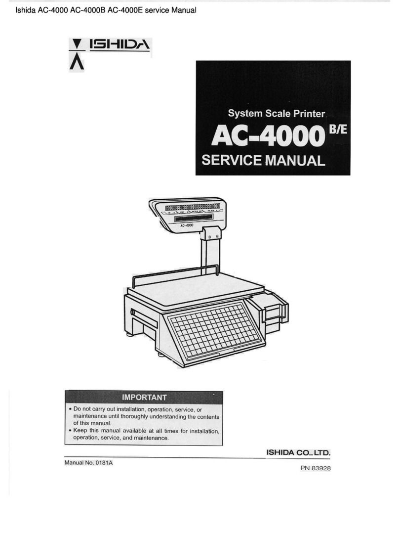 ISHIDA AC-4000B Manual de usuario