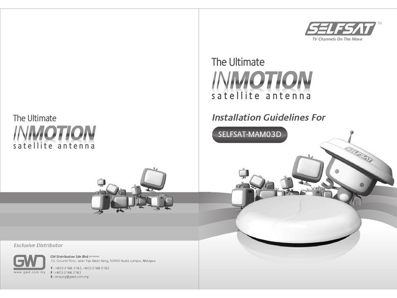 Self-Sat MAM03D Hoja de instrucciones Self-Sat MAM03D Hoja de instrucciones