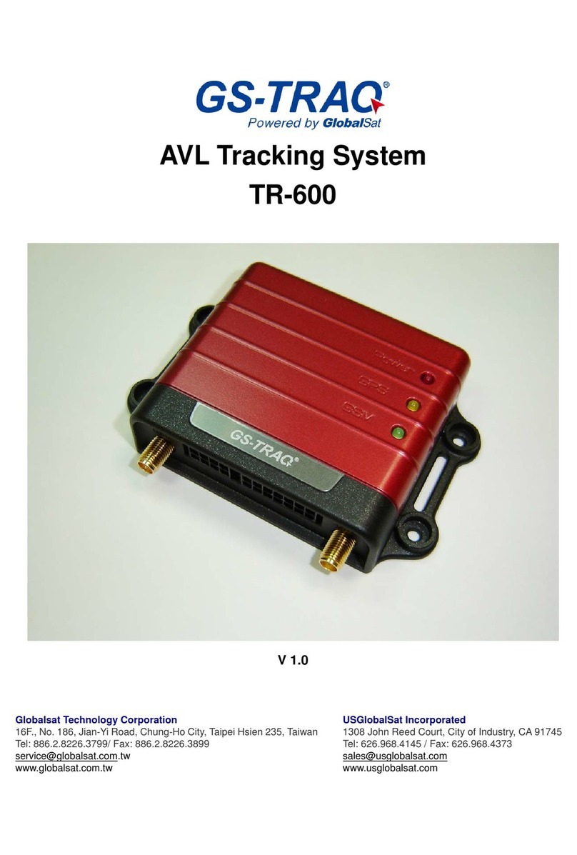 GS-Traq TR-600 Manual de usuario