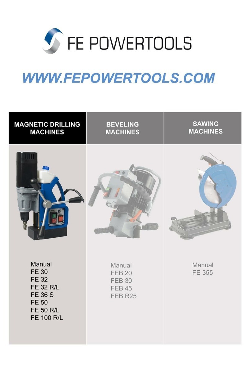 FE Powertools FE 100 R/L Manual de usuario