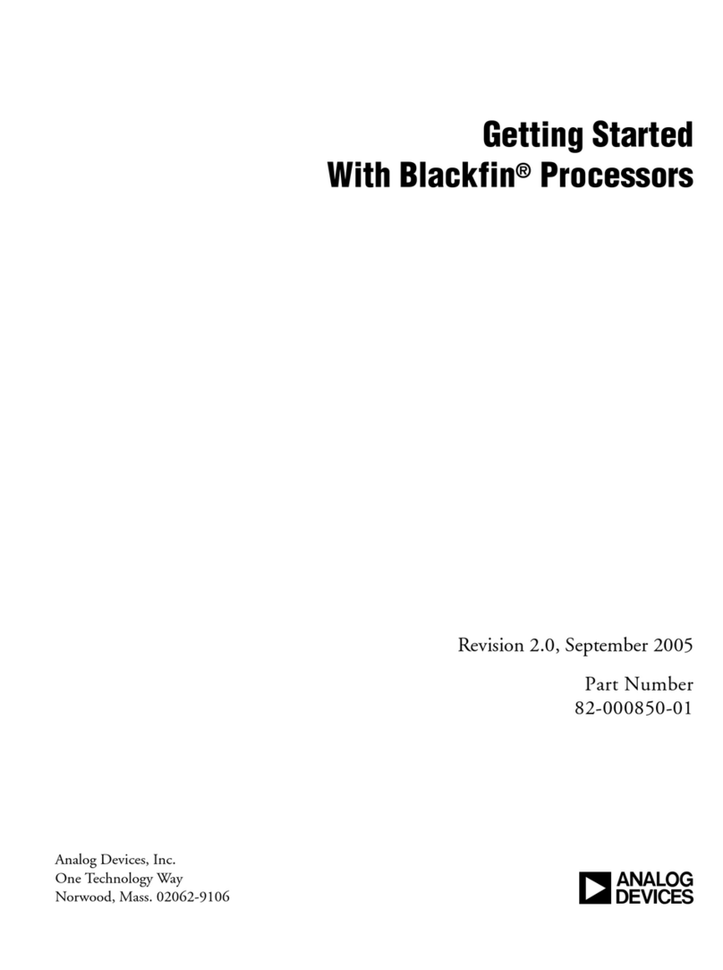 Analog Devices Blackfin Manual de usuario